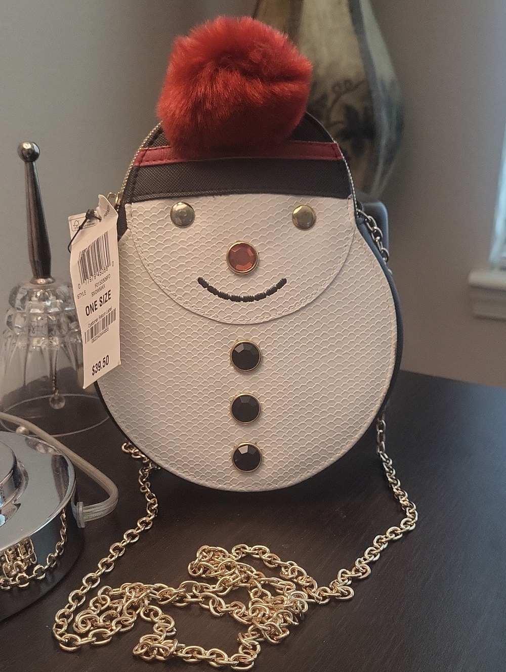 Crossbody Snowman Bag